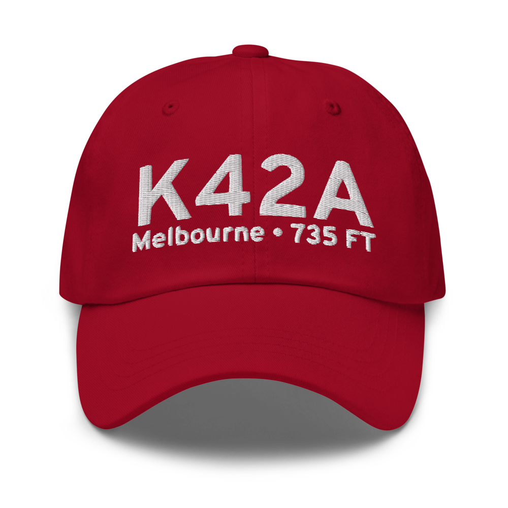 Melbourne Municipal John E Miller Field (K42A) ICAO Hat 