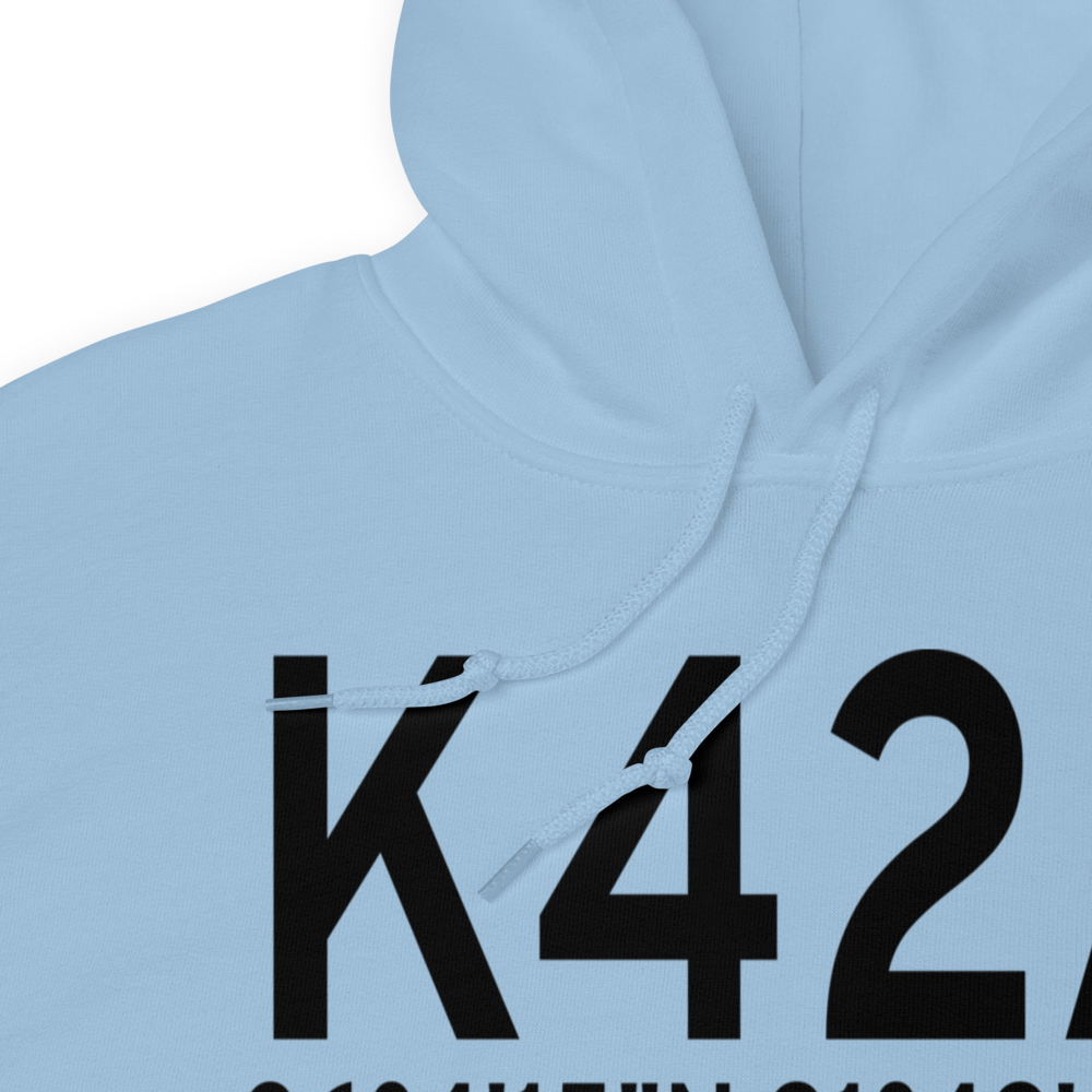 Melbourne Municipal John E Miller Field (K42A) ICAO Hoodie Sweatshirt 