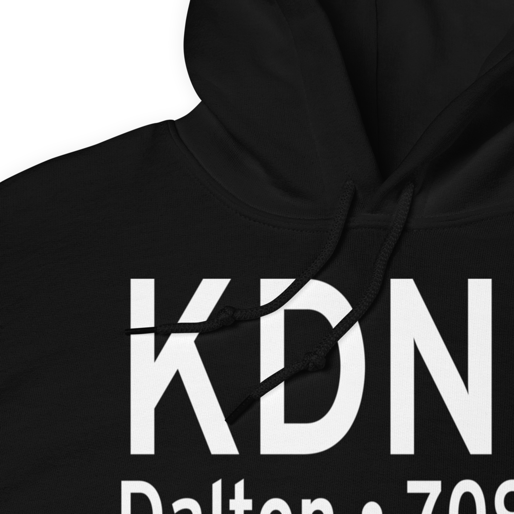 Dalton Municipal Airport (KDNN) ICAO Hoodie Sweatshirt 