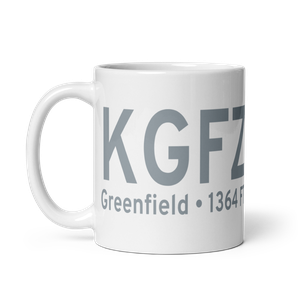 Greenfield Municipal Airport (KGFZ) ICAO Mug