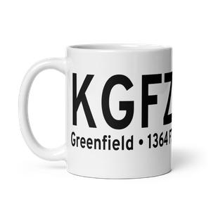 Greenfield Municipal Airport (KGFZ) ICAO Mug