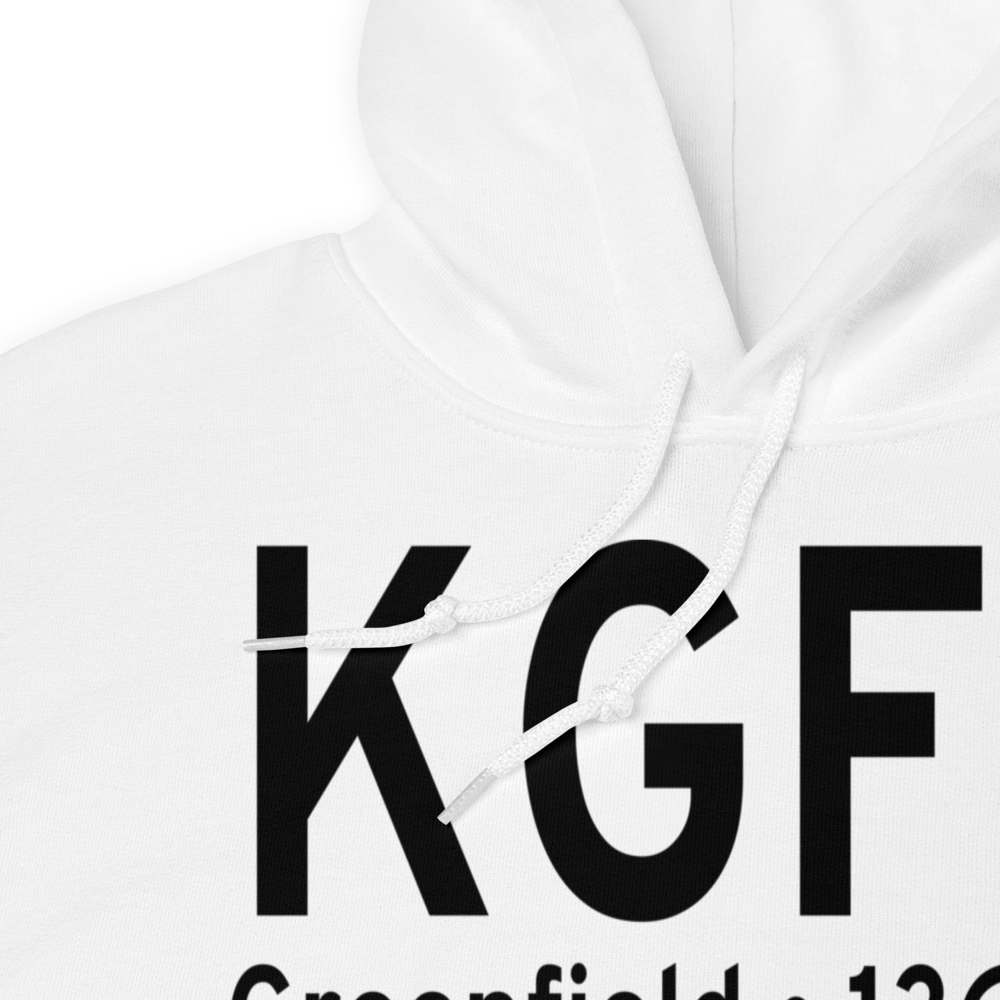 Greenfield Municipal Airport (KGFZ) ICAO Hoodie Sweatshirt 