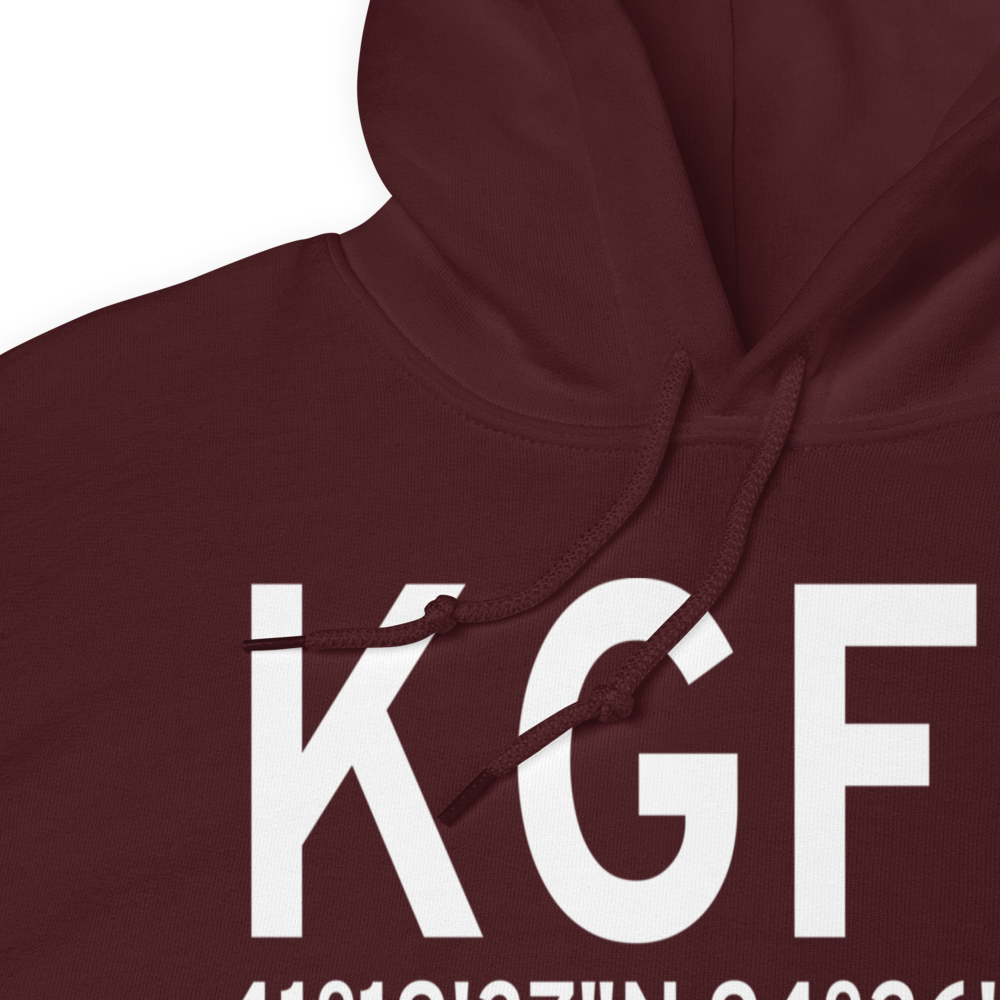 Greenfield Municipal Airport (KGFZ) ICAO Hoodie Sweatshirt 