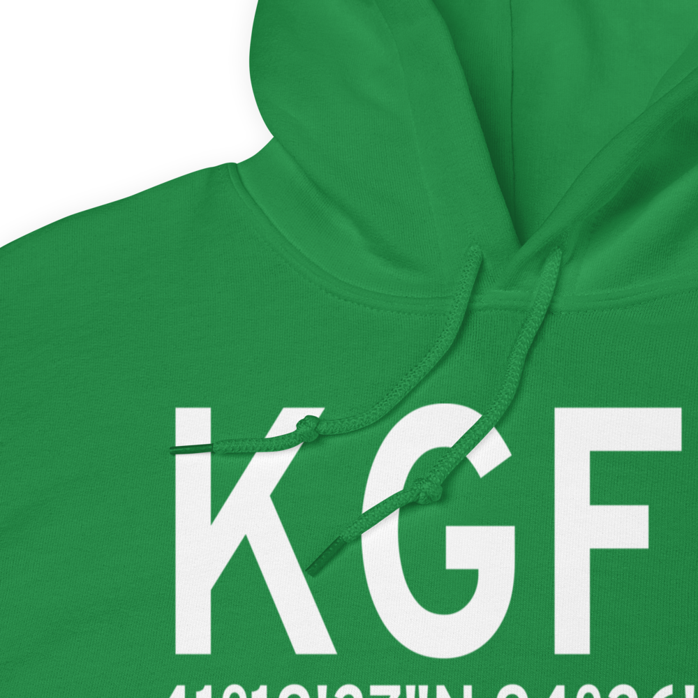 Greenfield Municipal Airport (KGFZ) ICAO Hoodie Sweatshirt 