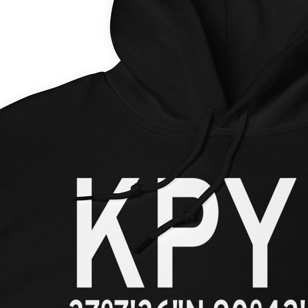 Piedmont Municipal Airport (KPYN) ICAO Hoodie Sweatshirt 