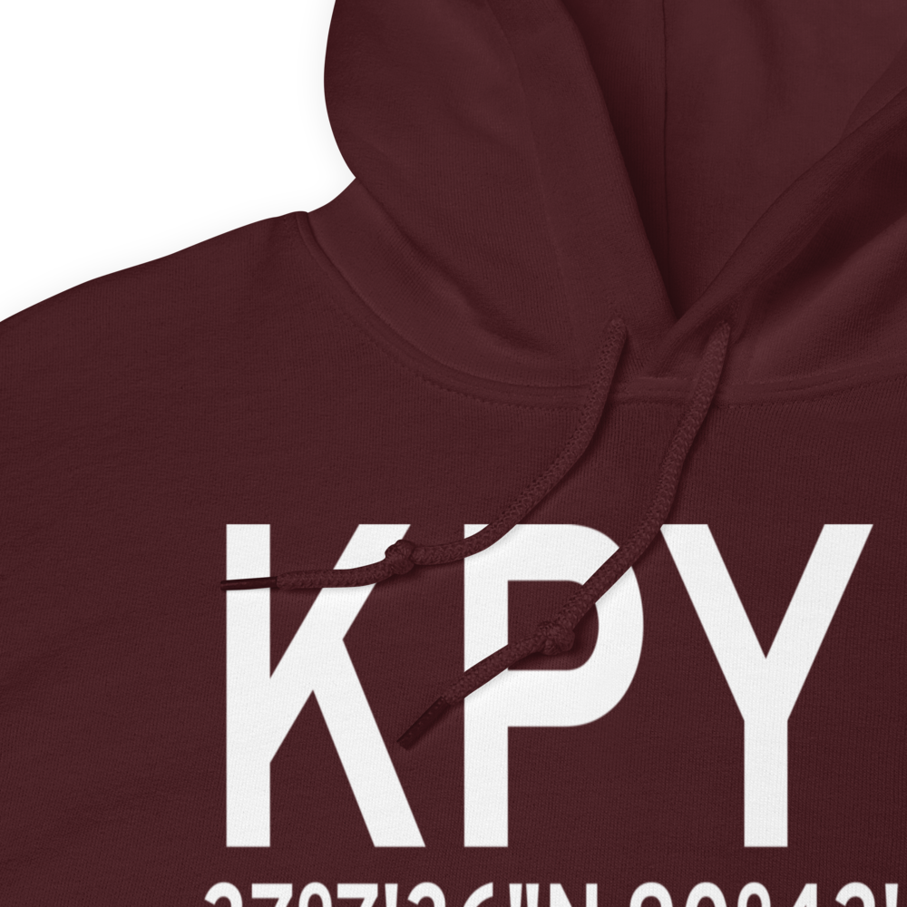 Piedmont Municipal Airport (KPYN) ICAO Hoodie Sweatshirt 