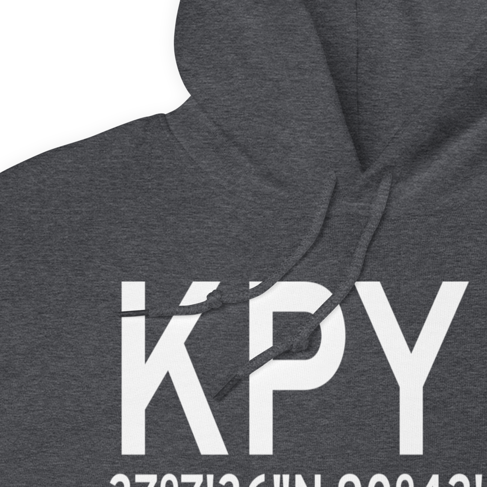 Piedmont Municipal Airport (KPYN) ICAO Hoodie Sweatshirt 