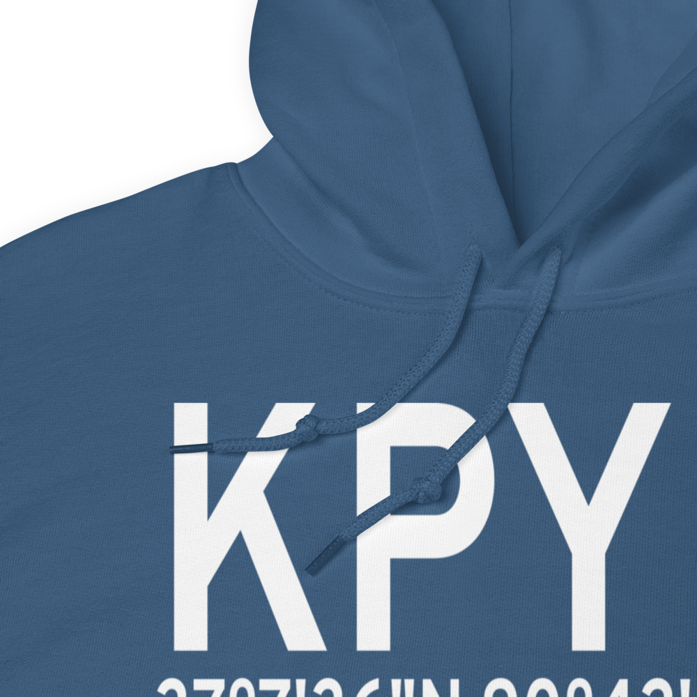 Piedmont Municipal Airport (KPYN) ICAO Hoodie Sweatshirt 