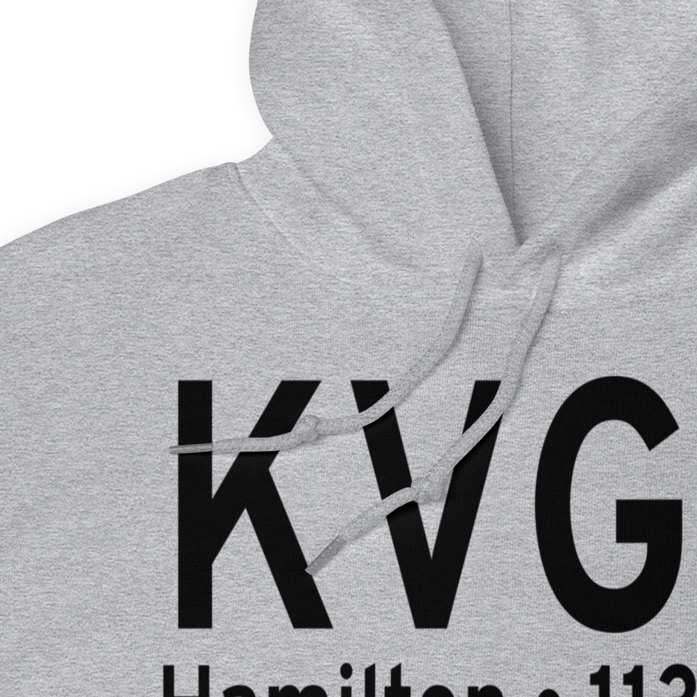 Hamilton Municipal Airport (KVGC) ICAO Hoodie Sweatshirt 