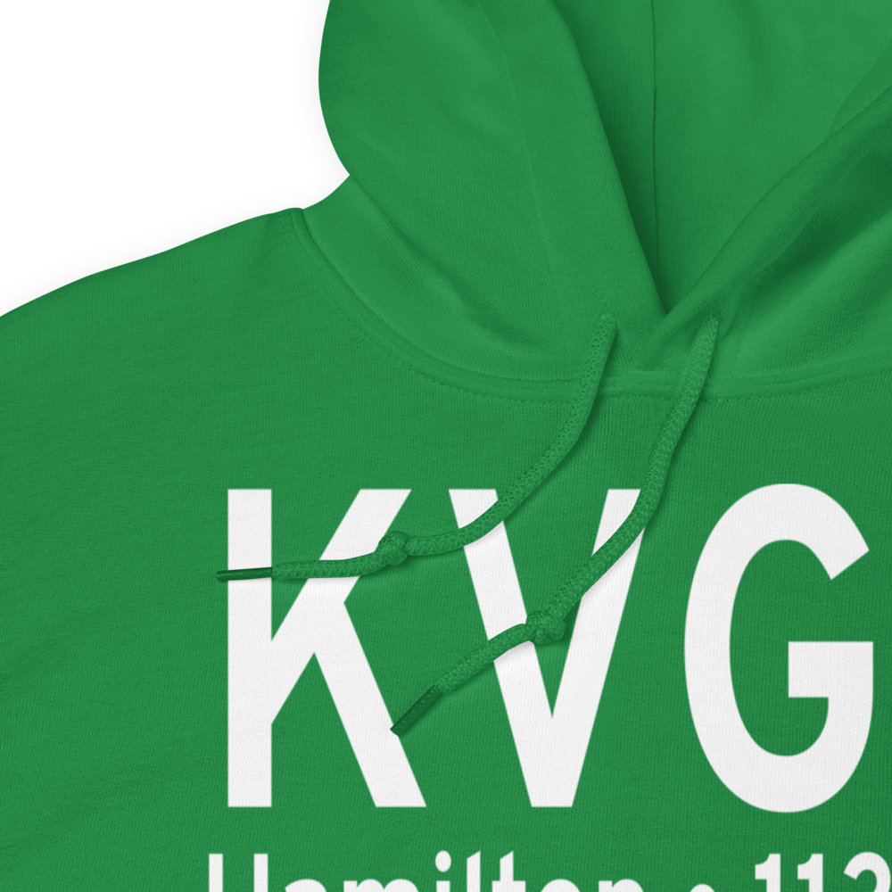 Hamilton Municipal Airport (KVGC) ICAO Hoodie Sweatshirt 