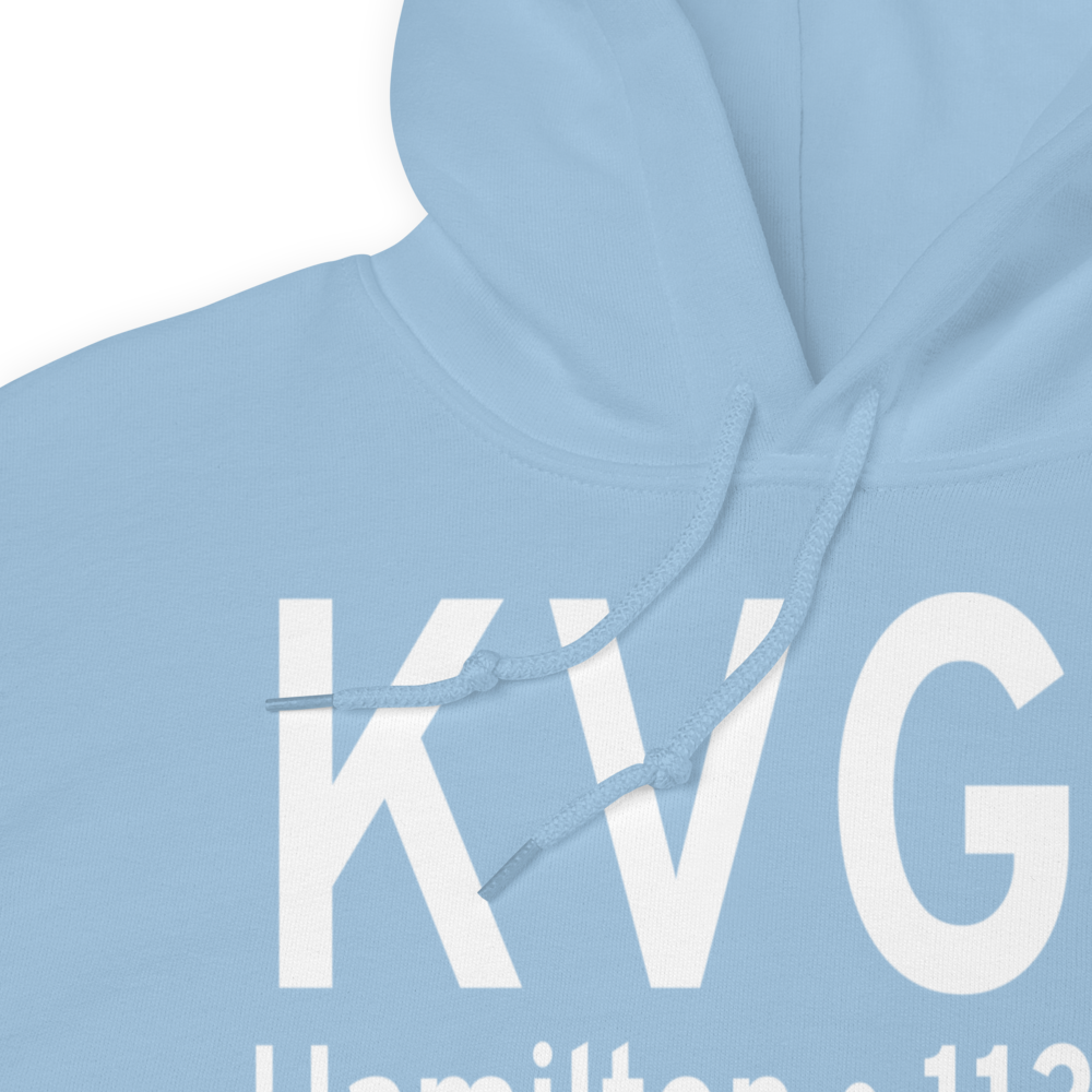 Hamilton Municipal Airport (KVGC) ICAO Hoodie Sweatshirt 