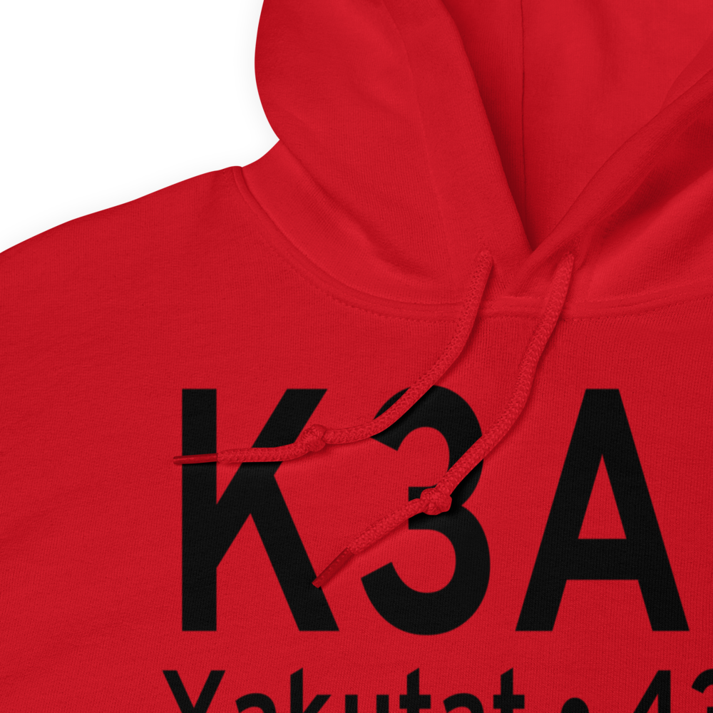 Dry Bay Airport (K3AK) ICAO Hoodie Sweatshirt 