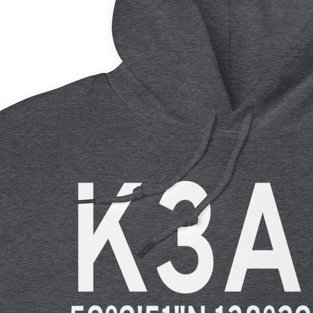 Dry Bay Airport (K3AK) ICAO Hoodie Sweatshirt 