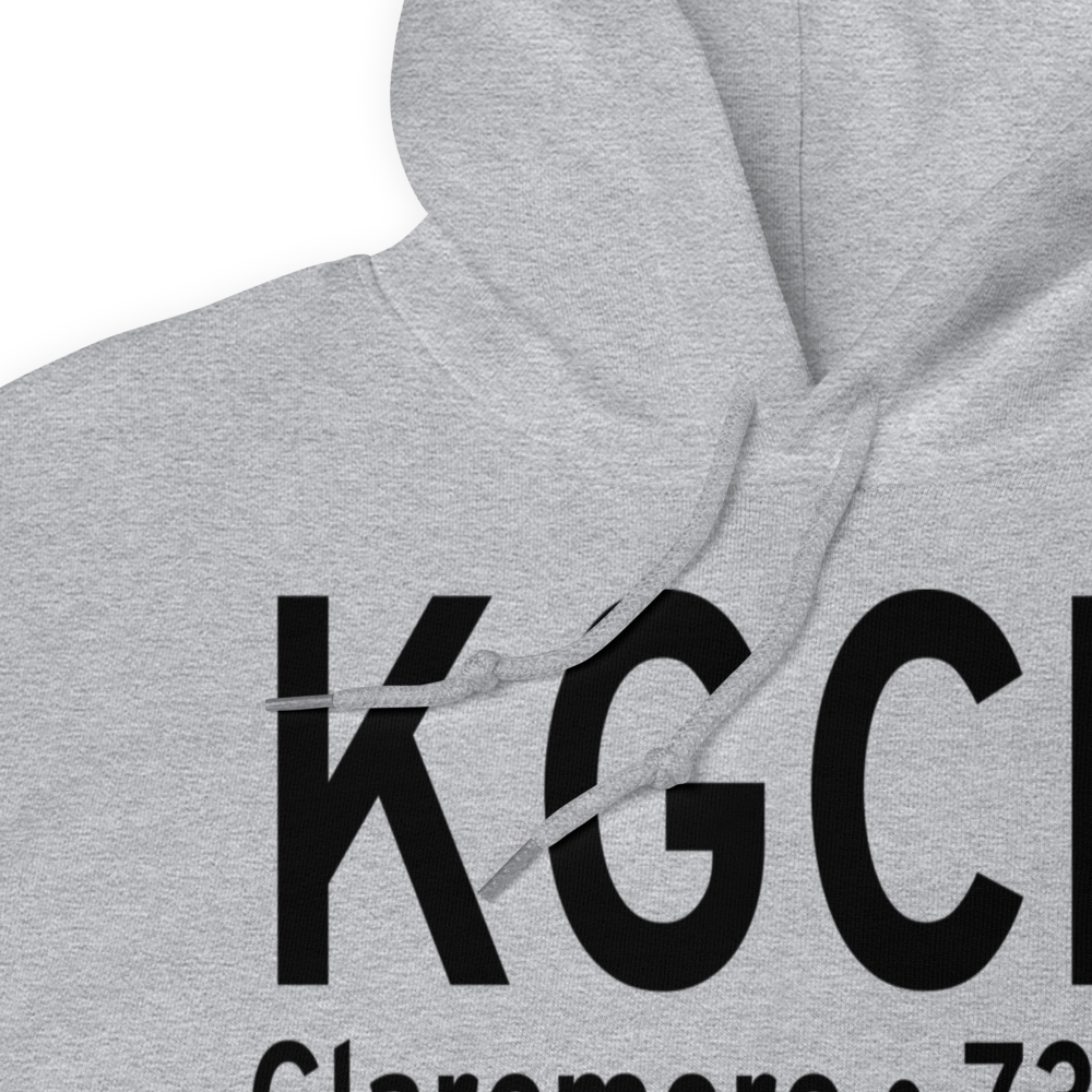 Claremore Regional Airport (KGCM) ICAO Hoodie Sweatshirt 