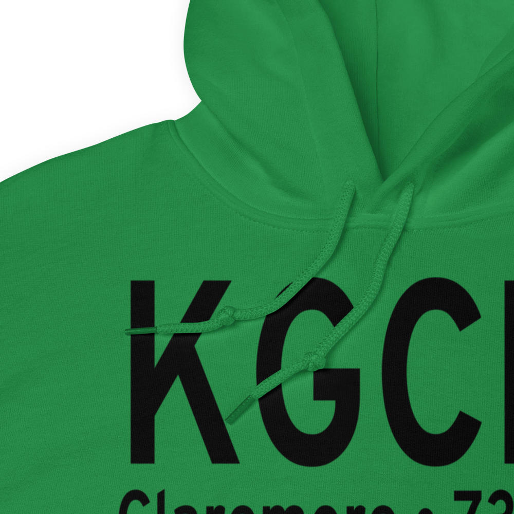 Claremore Regional Airport (KGCM) ICAO Hoodie Sweatshirt 
