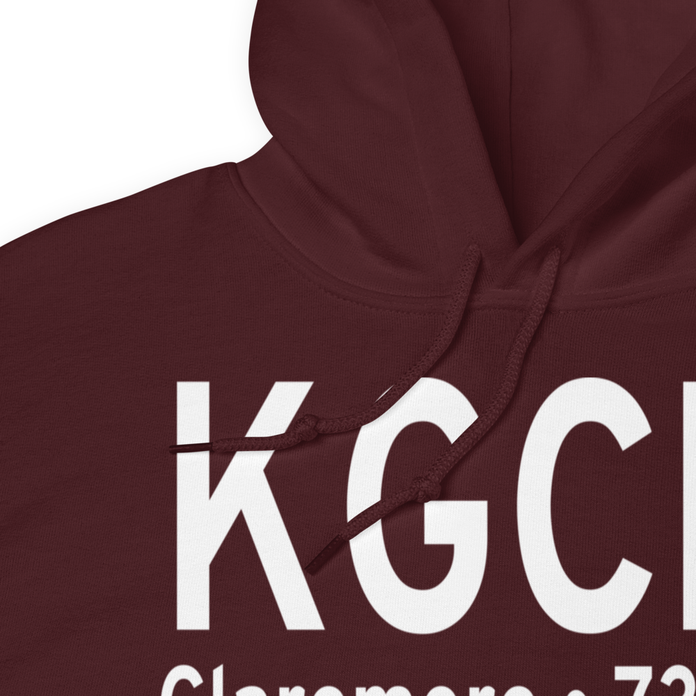 Claremore Regional Airport (KGCM) ICAO Hoodie Sweatshirt 