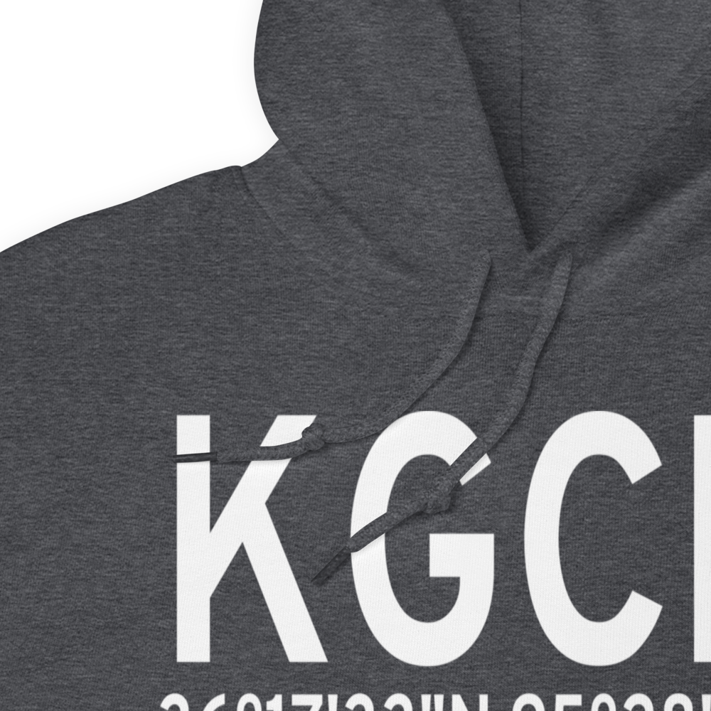 Claremore Regional Airport (KGCM) ICAO Hoodie Sweatshirt 