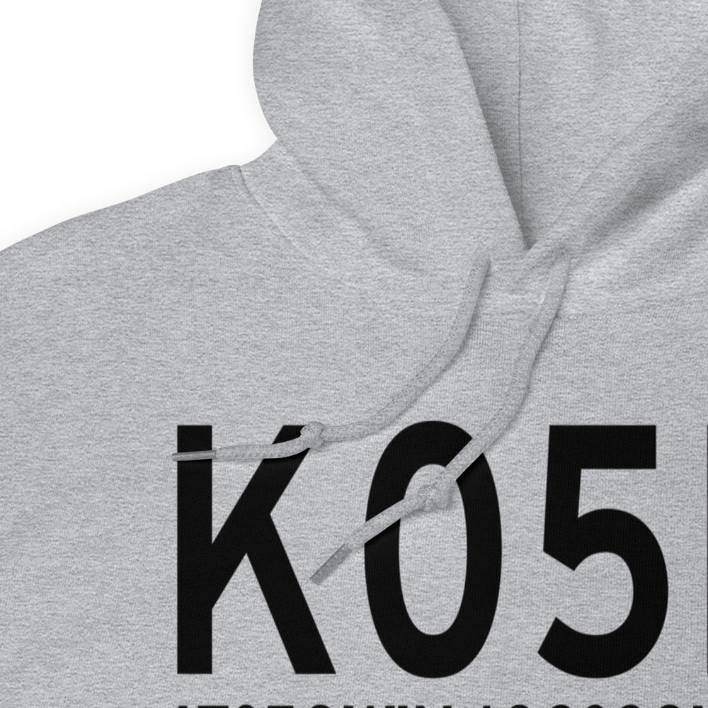 New Town Municipal Airport (K05D) ICAO Hoodie Sweatshirt 