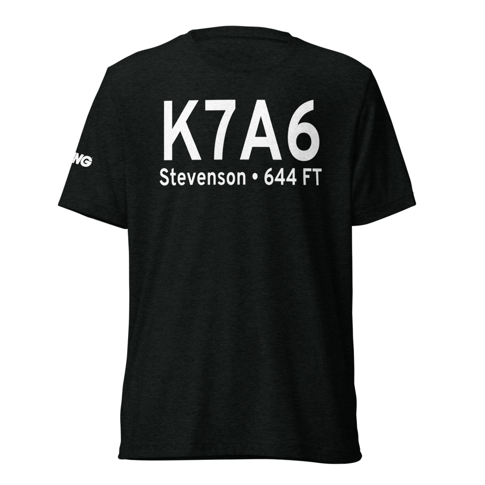 Stevenson Airport (K7A6) ICAO Tri-blend T-Shirt 