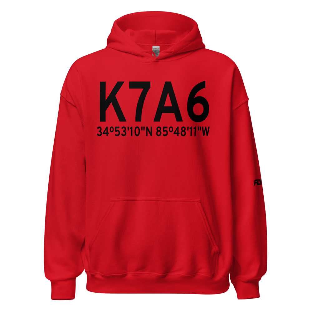 Stevenson Airport (K7A6) ICAO Hoodie Sweatshirt 