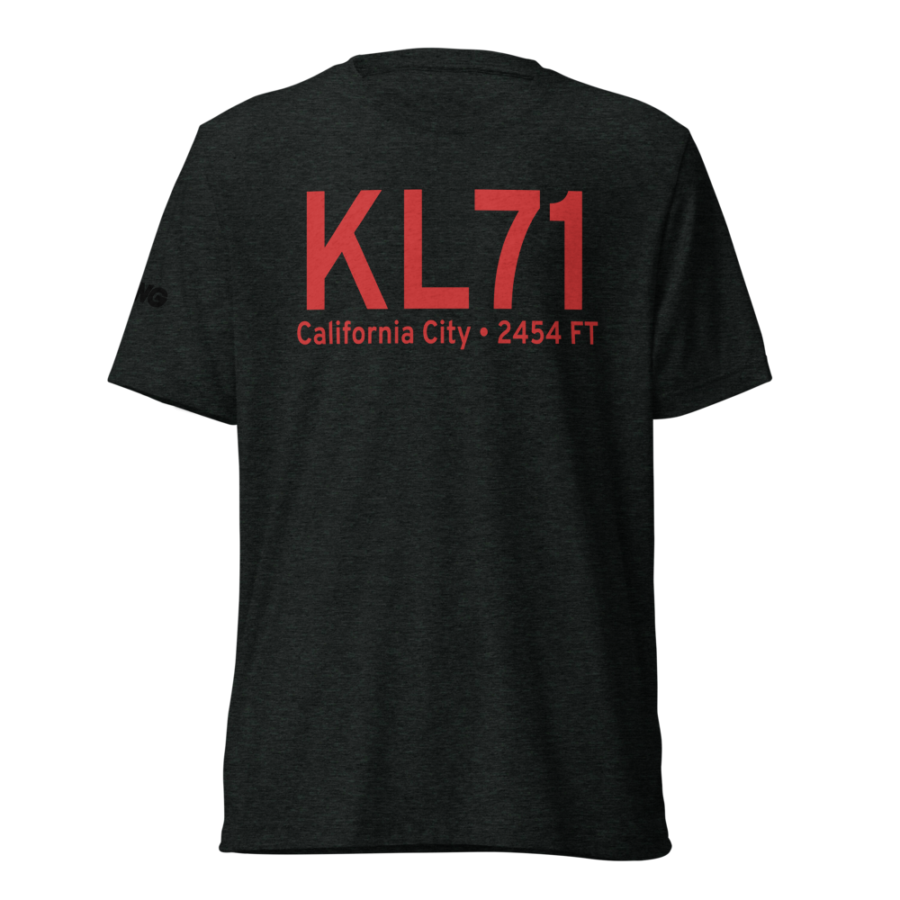 California City Municipal Airport (KL71) ICAO Tri-blend T-Shirt 