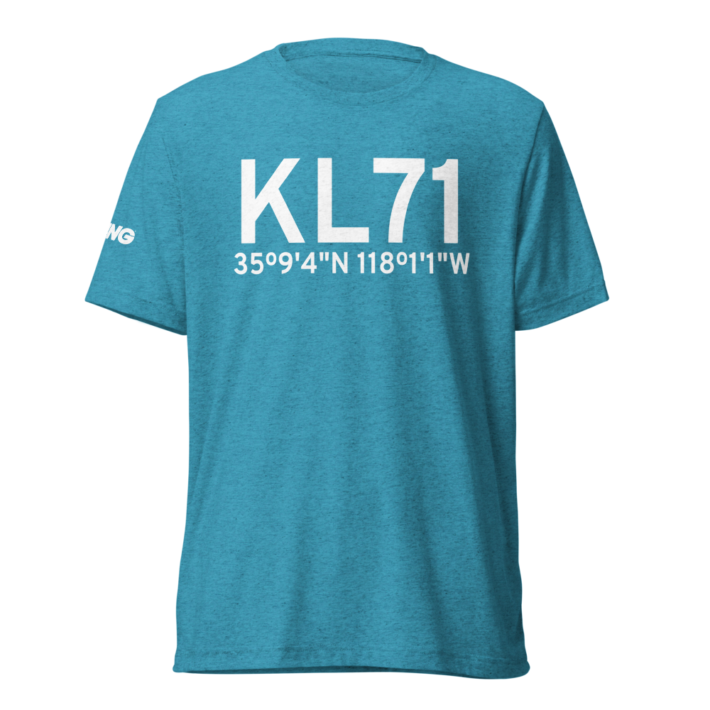 California City Municipal Airport (KL71) ICAO Tri-blend T-Shirt 