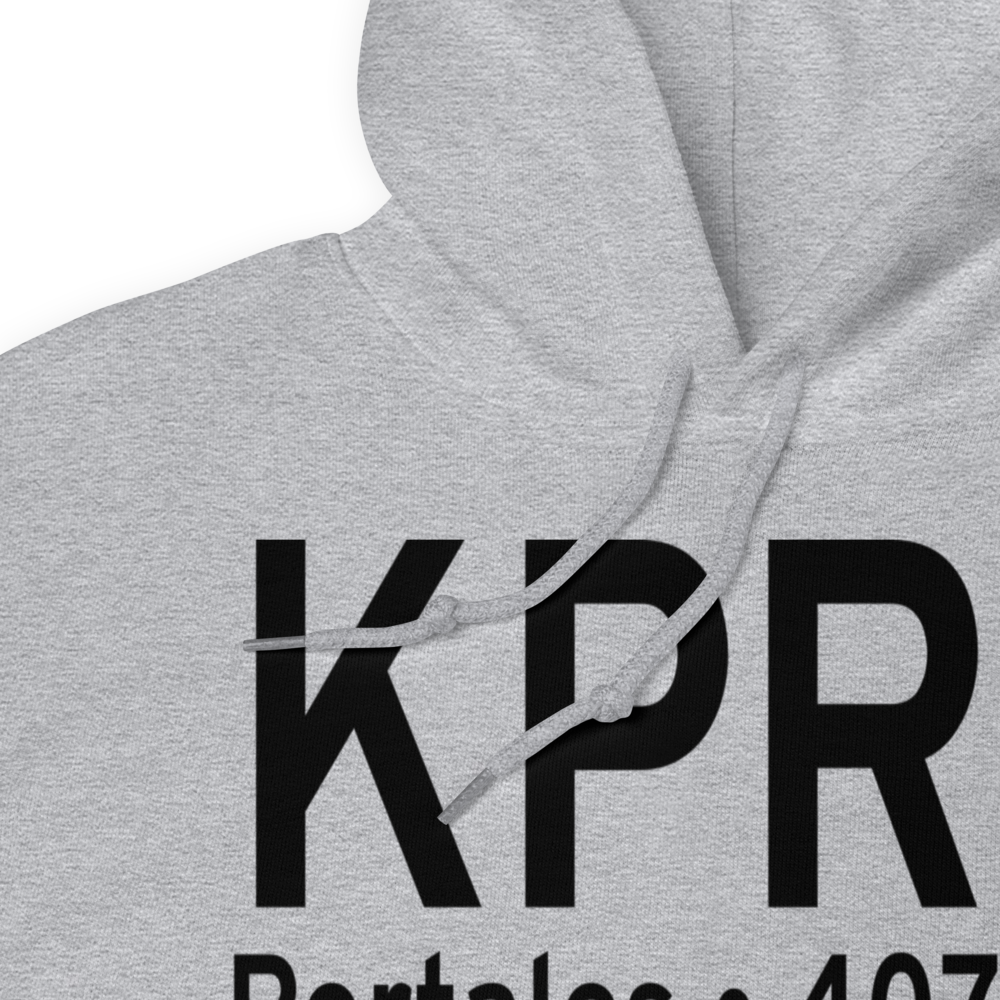 Portales Municipal Airport (KPRZ) ICAO Hoodie Sweatshirt 