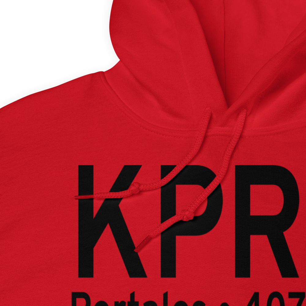 Portales Municipal Airport (KPRZ) ICAO Hoodie Sweatshirt 