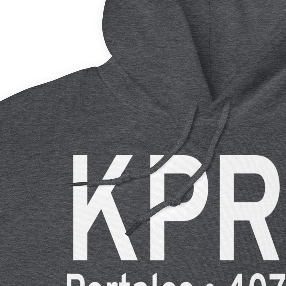 Portales Municipal Airport (KPRZ) ICAO Hoodie Sweatshirt 