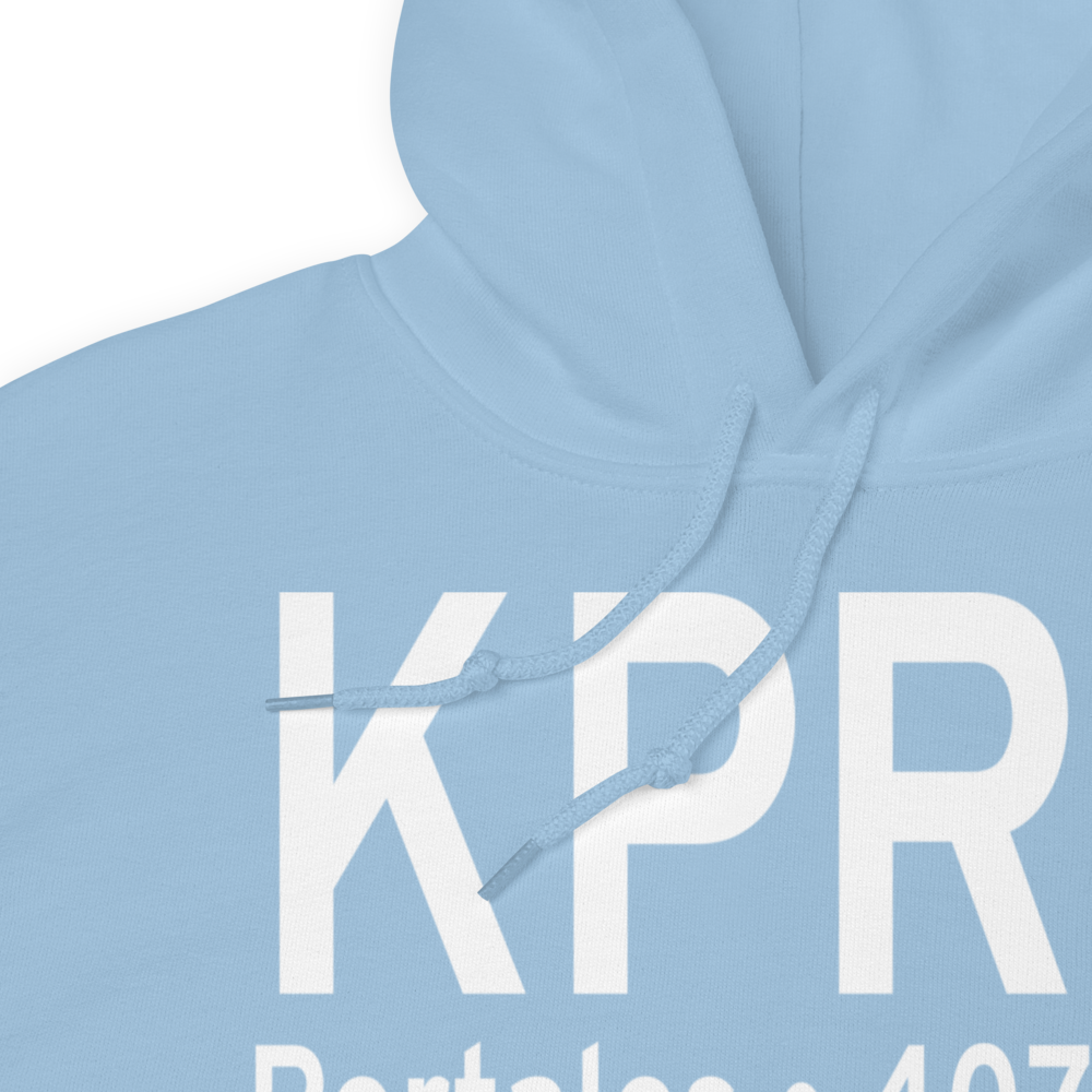 Portales Municipal Airport (KPRZ) ICAO Hoodie Sweatshirt 