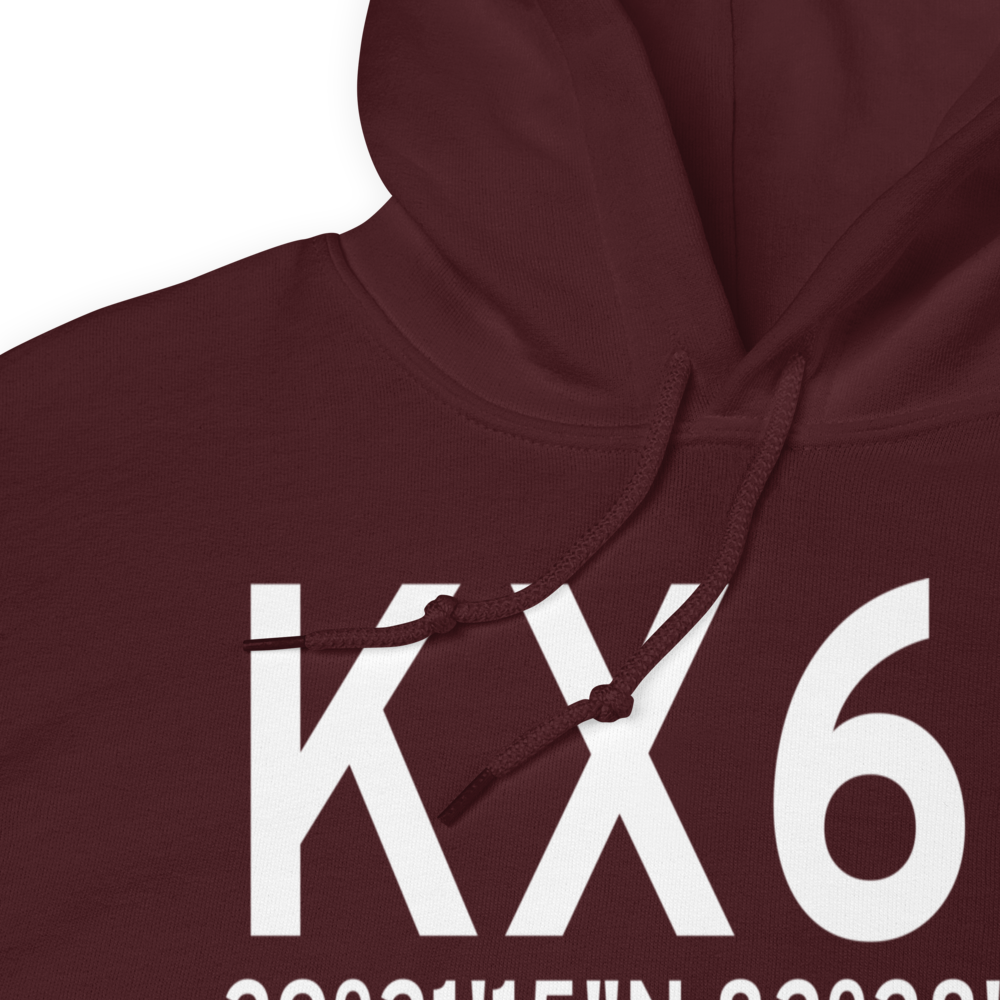 Williston Municipal Airport (KX60) ICAO Hoodie Sweatshirt 