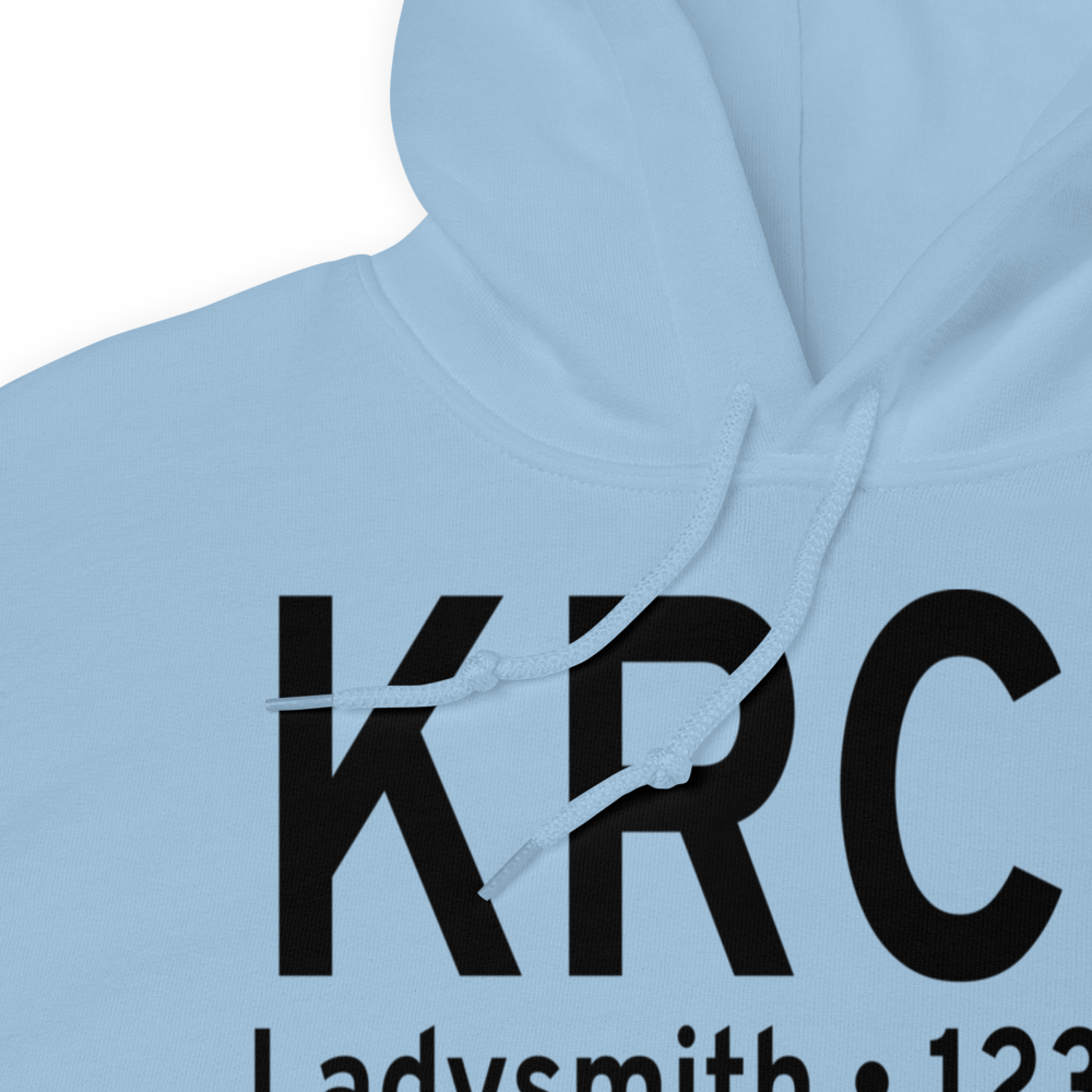 Rusk County Airport (KRCX) ICAO Hoodie Sweatshirt 