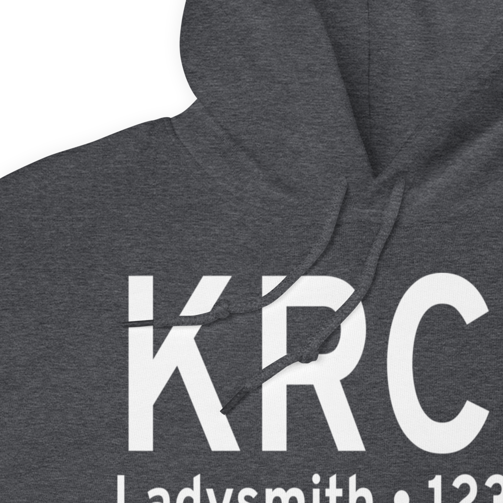 Rusk County Airport (KRCX) ICAO Hoodie Sweatshirt 
