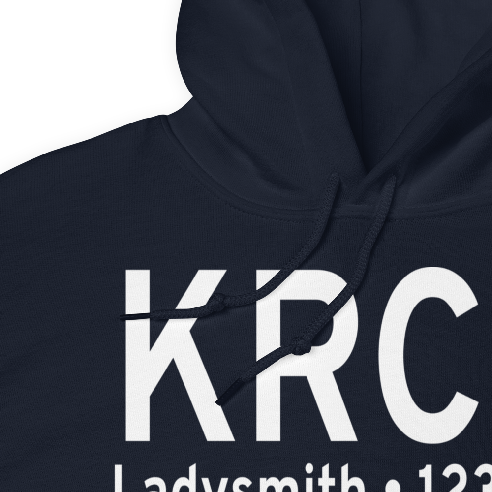 Rusk County Airport (KRCX) ICAO Hoodie Sweatshirt 