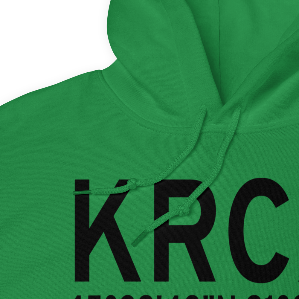 Rusk County Airport (KRCX) ICAO Hoodie Sweatshirt 