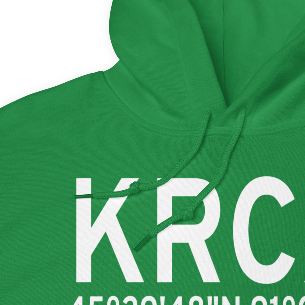 Rusk County Airport (KRCX) ICAO Hoodie Sweatshirt 