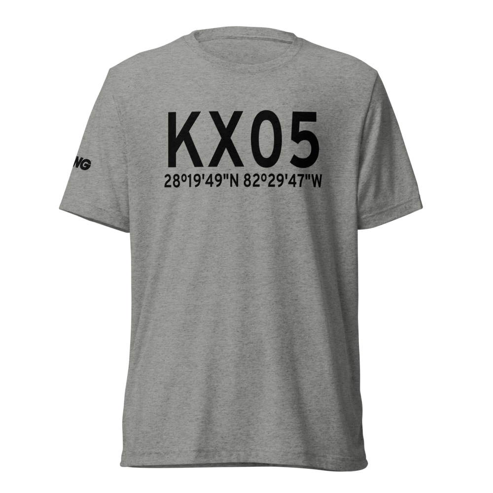 Pilot Country Airport (KX05) ICAO Tri-blend T-Shirt 