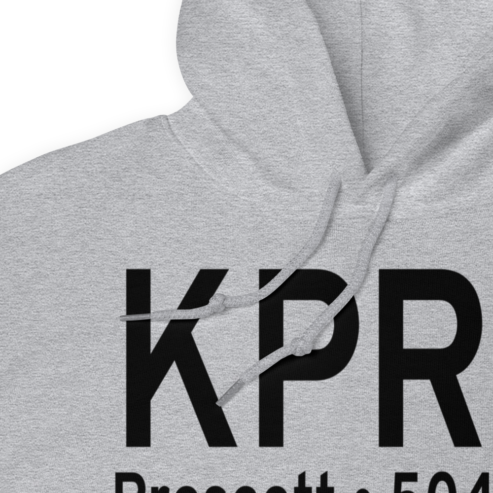 Prescott Regional Airport - Ernest A. Love Field (KPRC) ICAO Hoodie Sweatshirt 