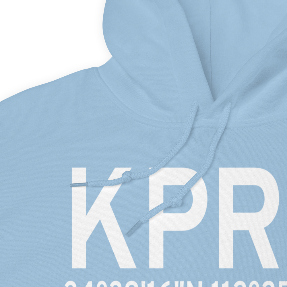 Prescott Regional Airport - Ernest A. Love Field (KPRC) ICAO Hoodie Sweatshirt 