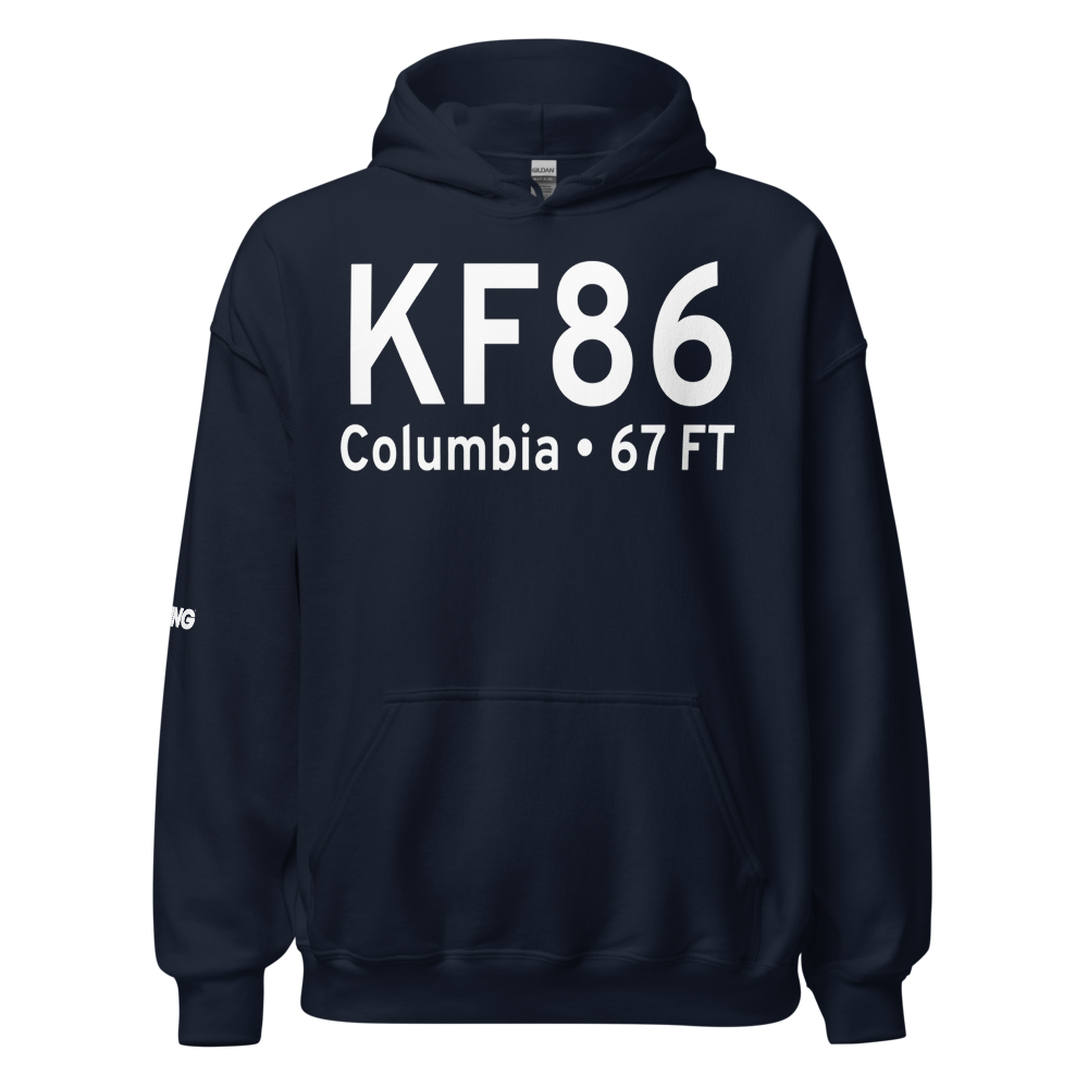 Caldwell Parish Airport (KF86) ICAO Hoodie Sweatshirt 