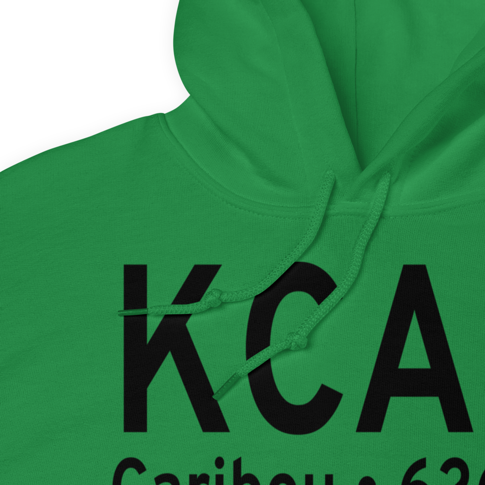 Caribou Municipal Airport (KCAR) ICAO Hoodie Sweatshirt 