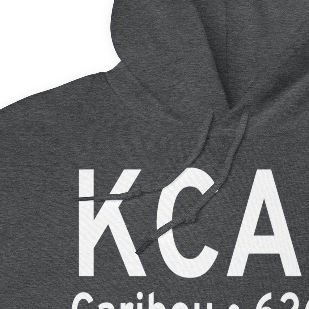 Caribou Municipal Airport (KCAR) ICAO Hoodie Sweatshirt 