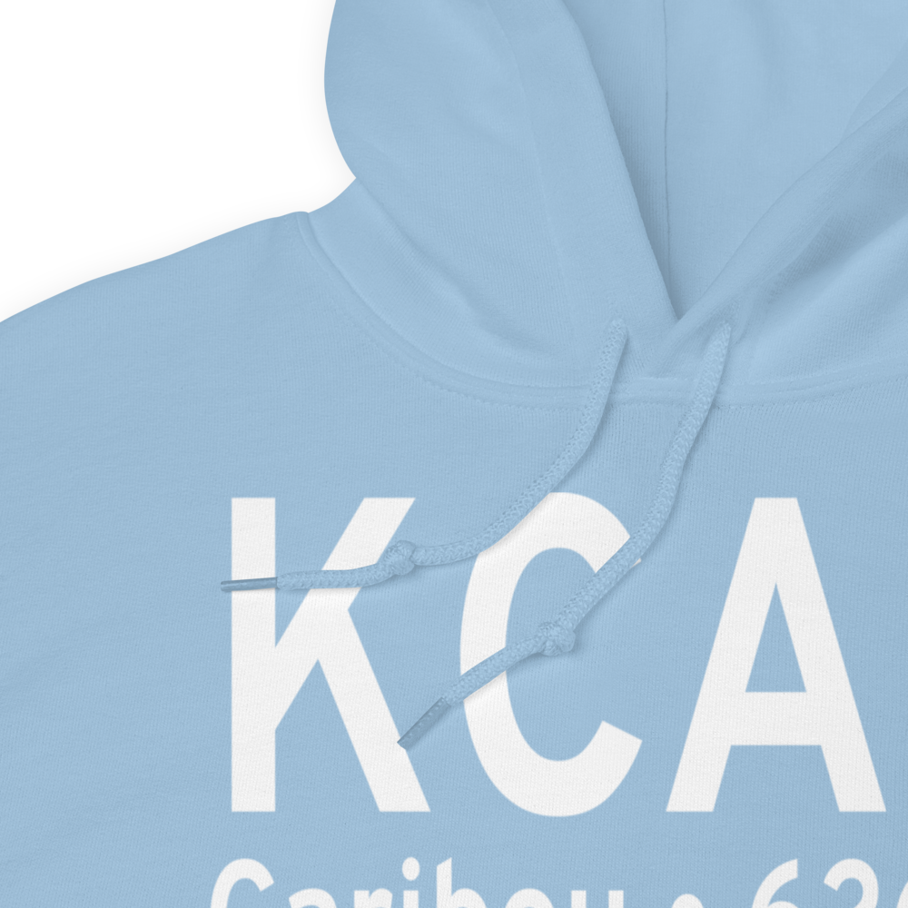 Caribou Municipal Airport (KCAR) ICAO Hoodie Sweatshirt 