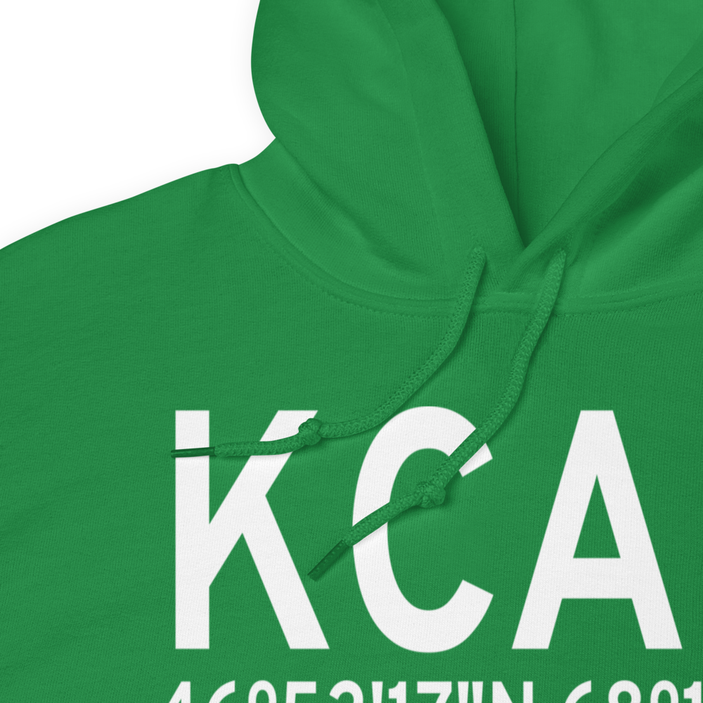 Caribou Municipal Airport (KCAR) ICAO Hoodie Sweatshirt 
