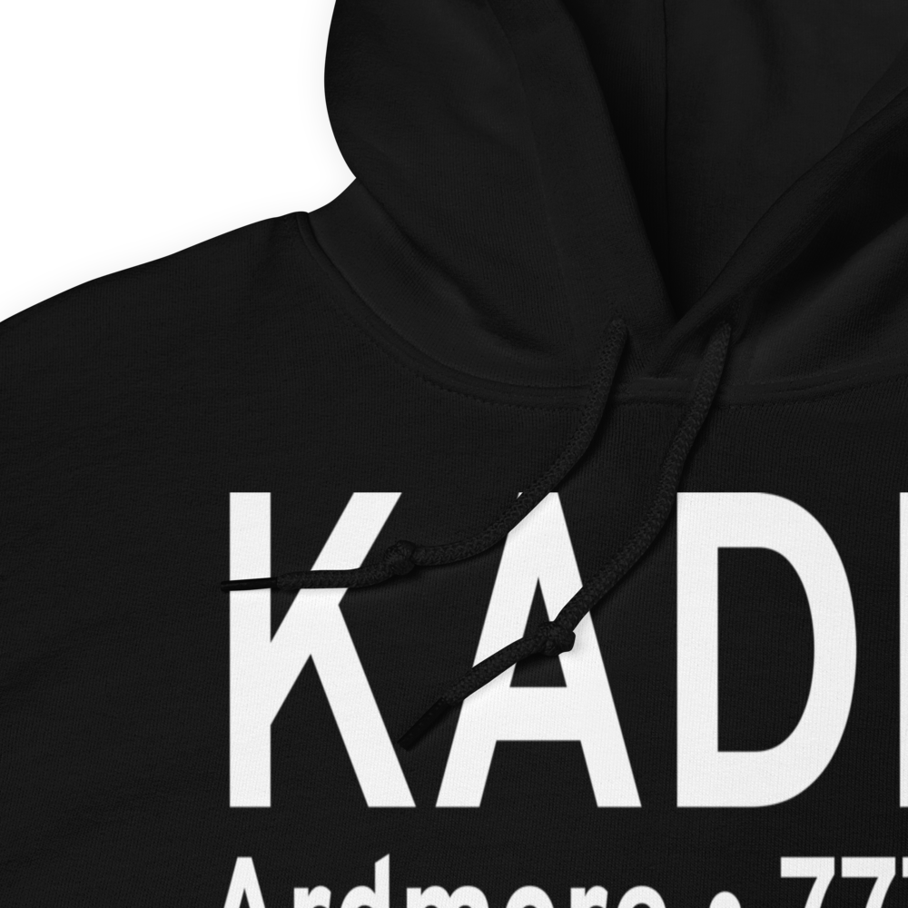Ardmore Municipal Airport (KADM) ICAO Hoodie Sweatshirt 