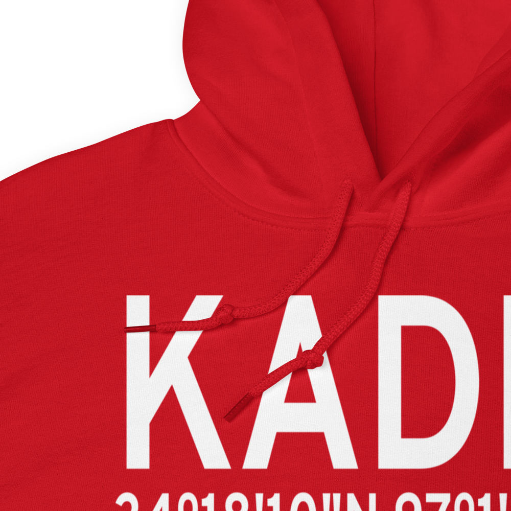 Ardmore Municipal Airport (KADM) ICAO Hoodie Sweatshirt 