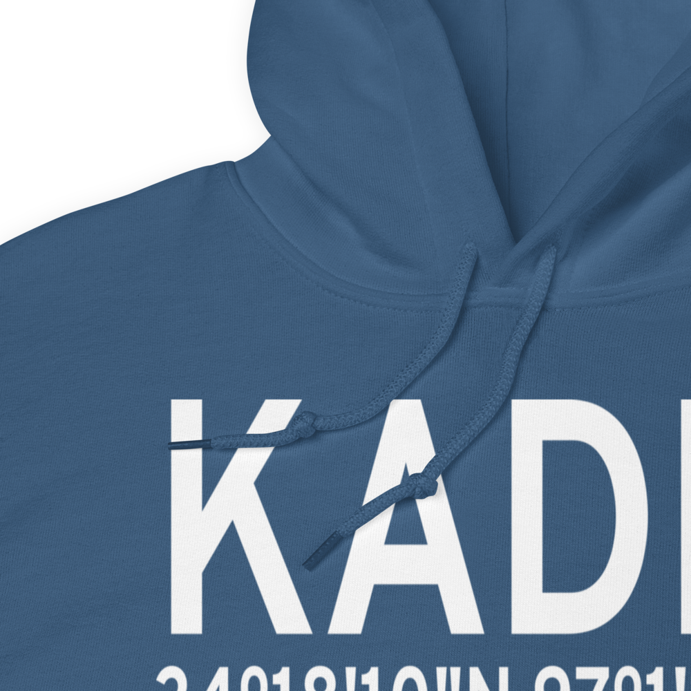 Ardmore Municipal Airport (KADM) ICAO Hoodie Sweatshirt 