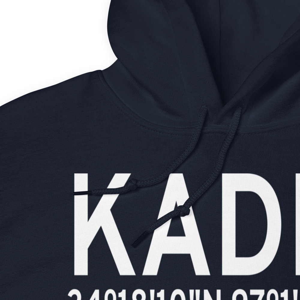 Ardmore Municipal Airport (KADM) ICAO Hoodie Sweatshirt 