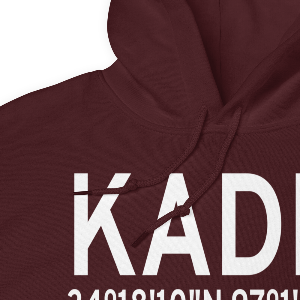 Ardmore Municipal Airport (KADM) ICAO Hoodie Sweatshirt 