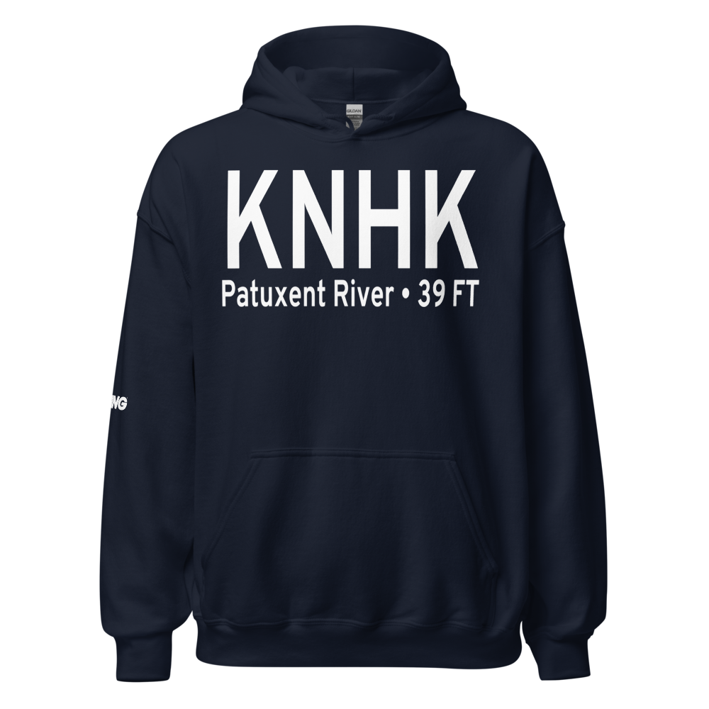 Patuxent River Naval Air Station (Trapnell Field) (KNHK) ICAO Hoodie Sweatshirt 
